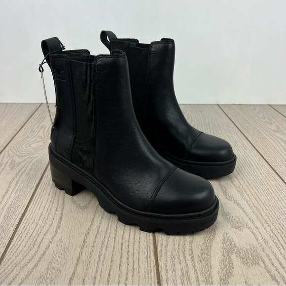 Sorel Women's Joan Now Chelsea Boots US8.5 Black, Black $190 - Picture 1 of 9